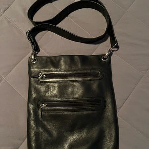 Margot black leather crossbody bag. Good condition